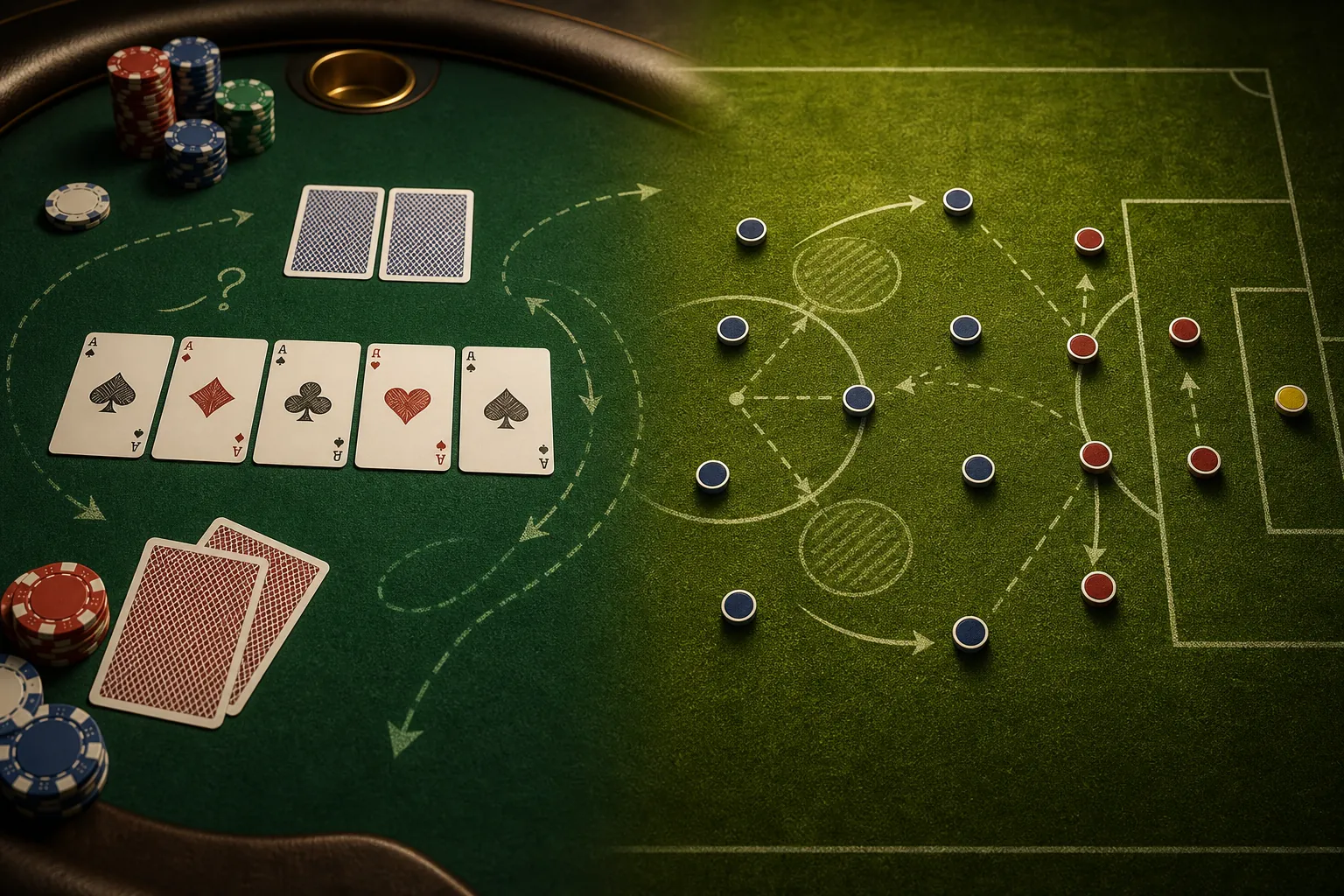 Góc Nhìn HI88: Poker Và Bóng Đá Giống, Khác Nhau Ở Những Điểm Nào?